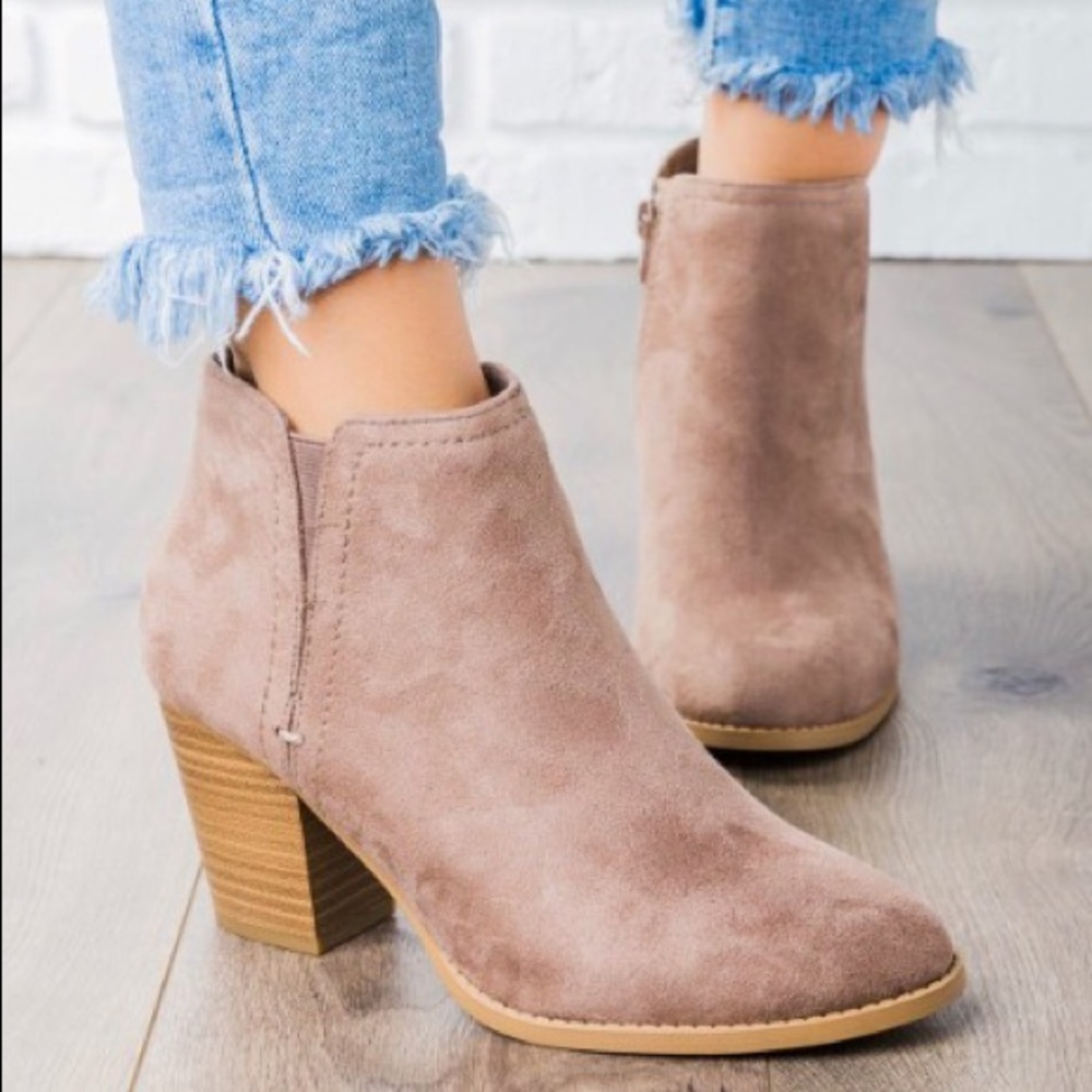 Block Ankle Heel Bootie